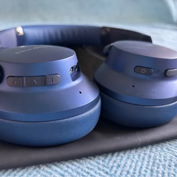 Blue Wireless Over-Ear Headphones